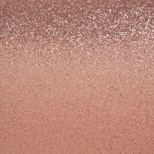 Rose Gold Glitter Cardstock Paper by Recollections™, 8.5" x 11"